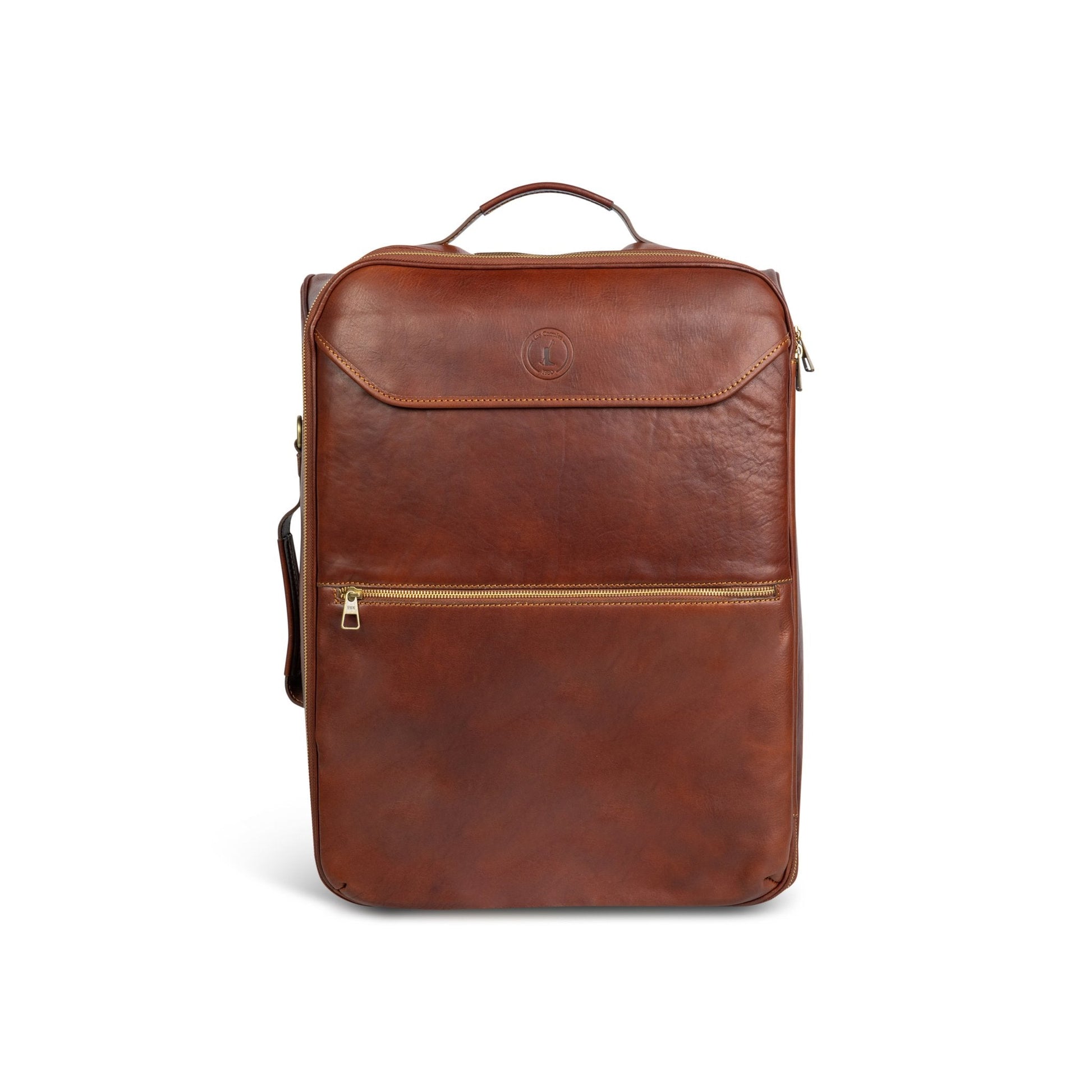 Francisco Leather Trolley – Handcrafted Italian Travel Bag by Cabrera – LOS CORRALES