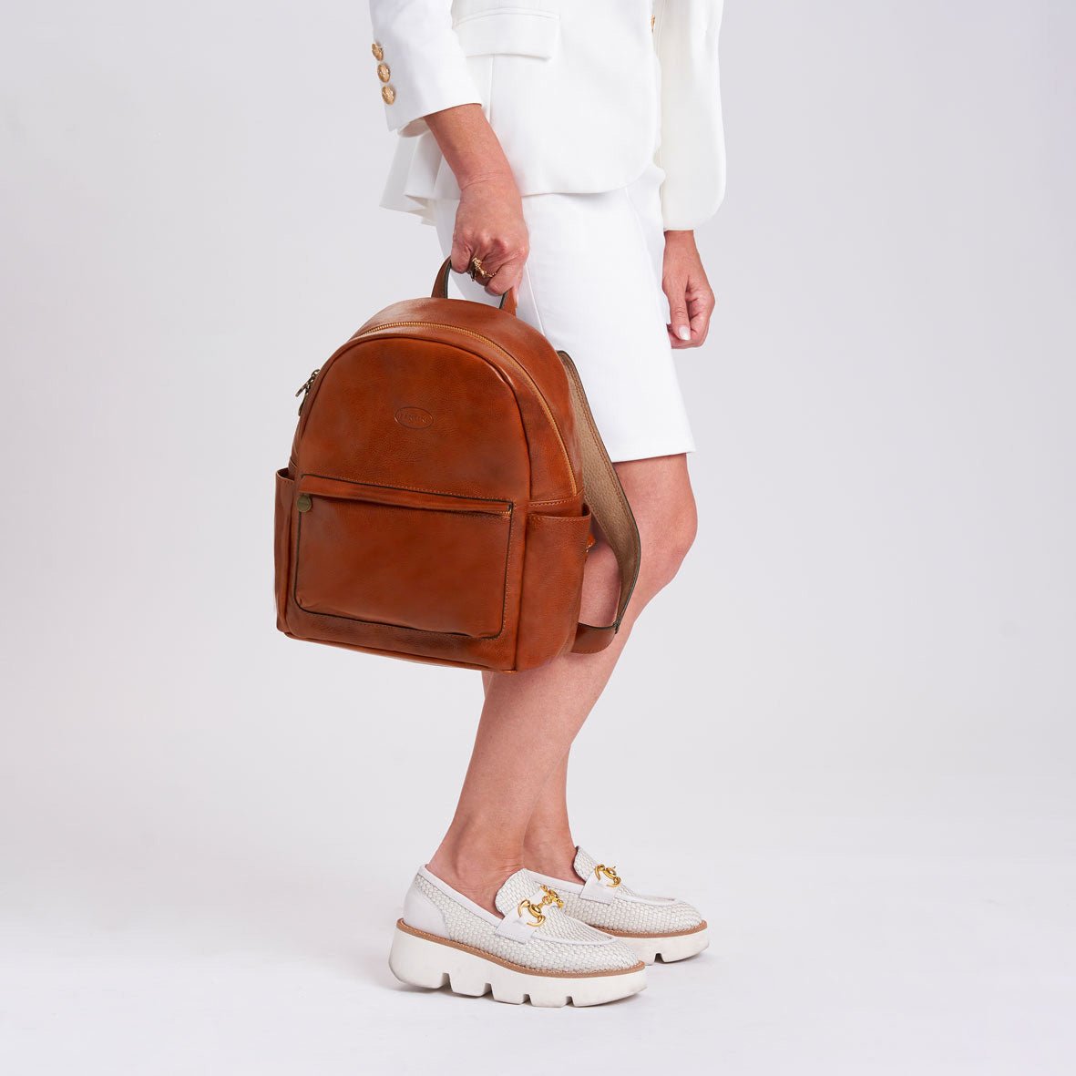 Kimberly Tuscan Leather Backpack – Handcrafted by Cabrera - CABRERA